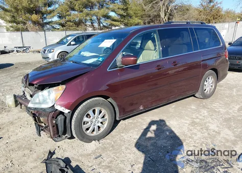 2008 Honda Odyssey Ex-L z USA, uszkodzony, nr VIN 5FNRL386X8B406552